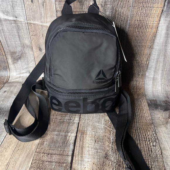 Reebok Black Nylon Mini Backpack - Picture 2 of 11